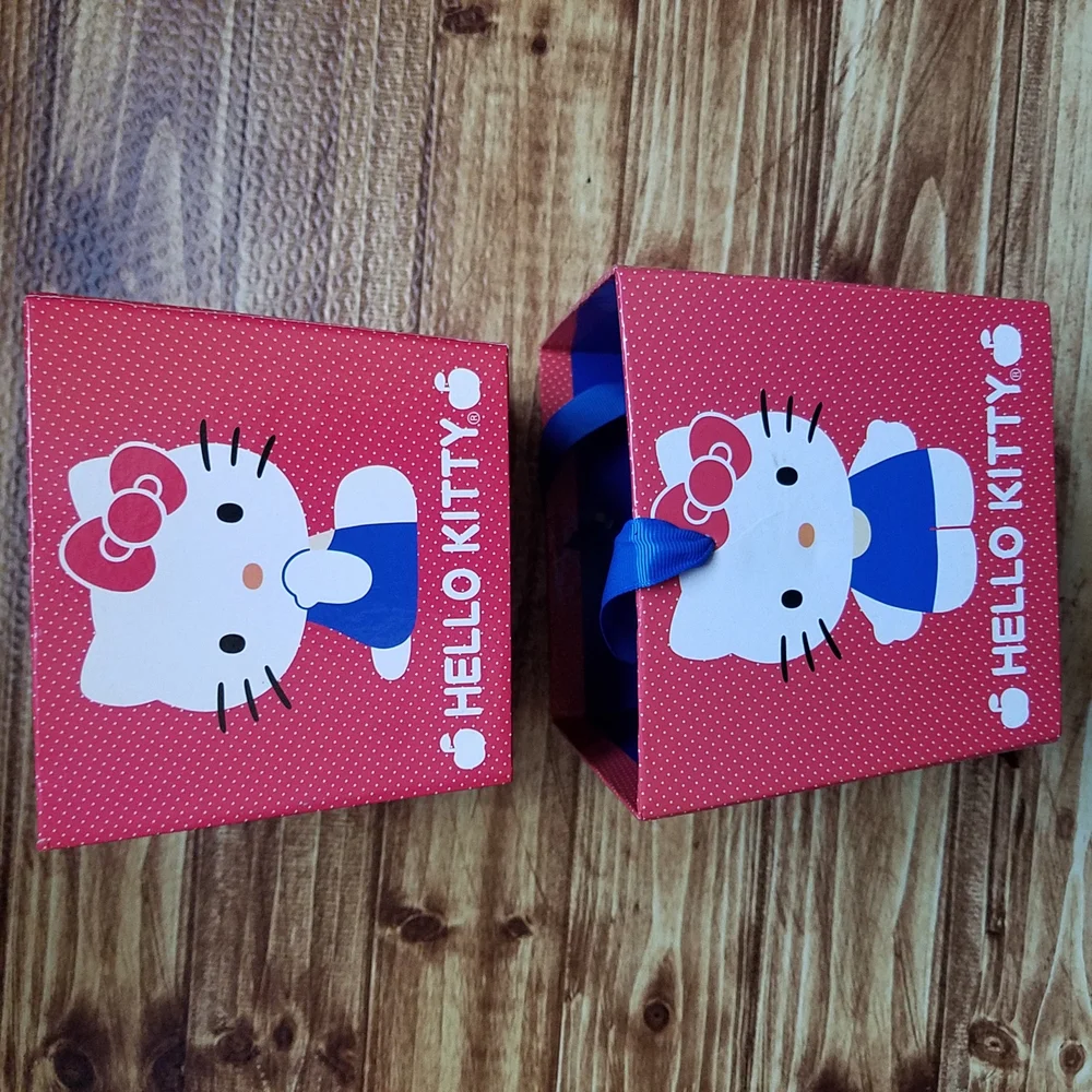 Hello Kitty Red/White Journal & Notebook Set Stationary Office Notepad Sanrio
